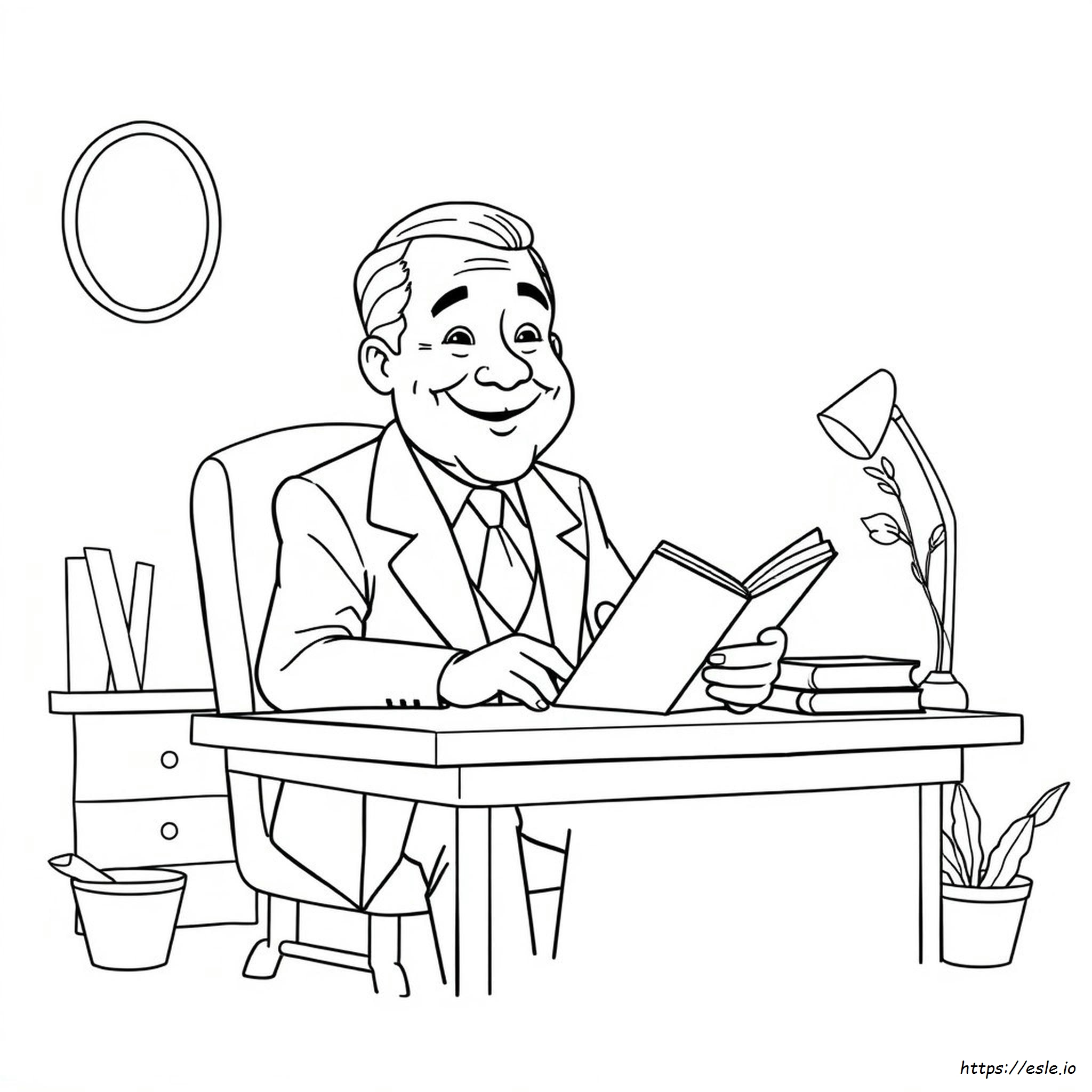 President Russell M Nelson Coloring Page