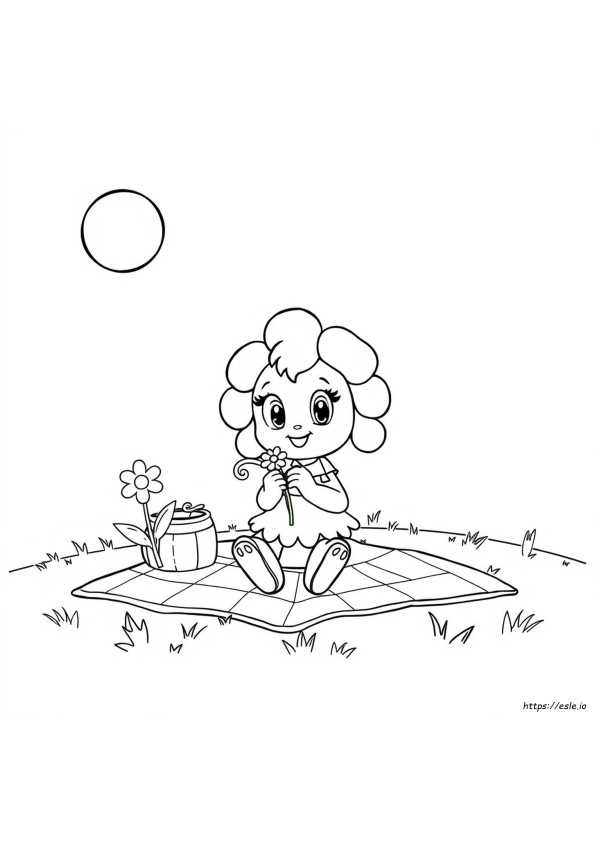 Upsy Daisy Színező