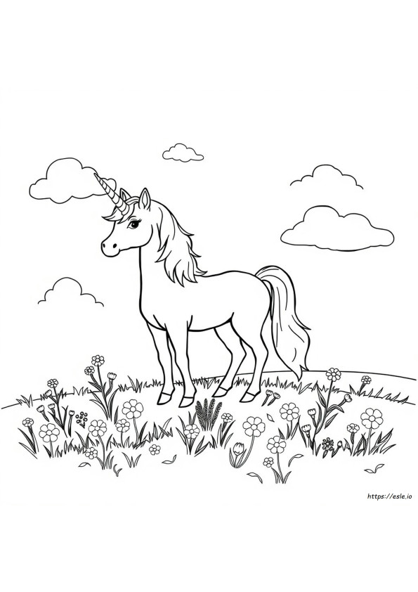 Color By Number Unicorn Coloring Pages