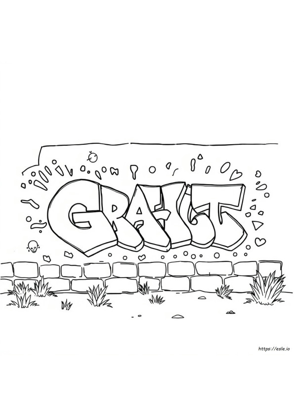 Gambar Mewarnai Grafiti