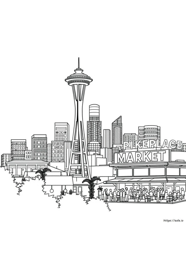 Kolorowanki Seattle