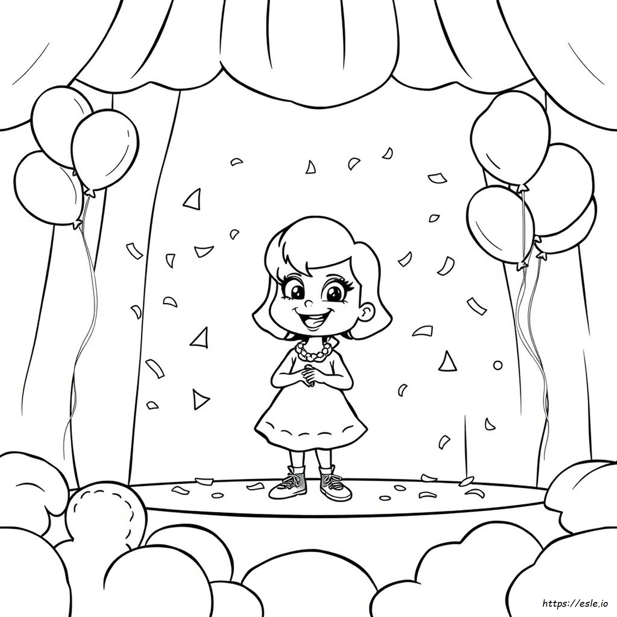 Chica Colouring Pages