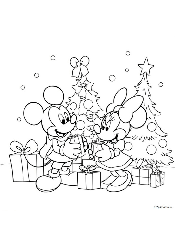 Disney Ünnepi Színezők