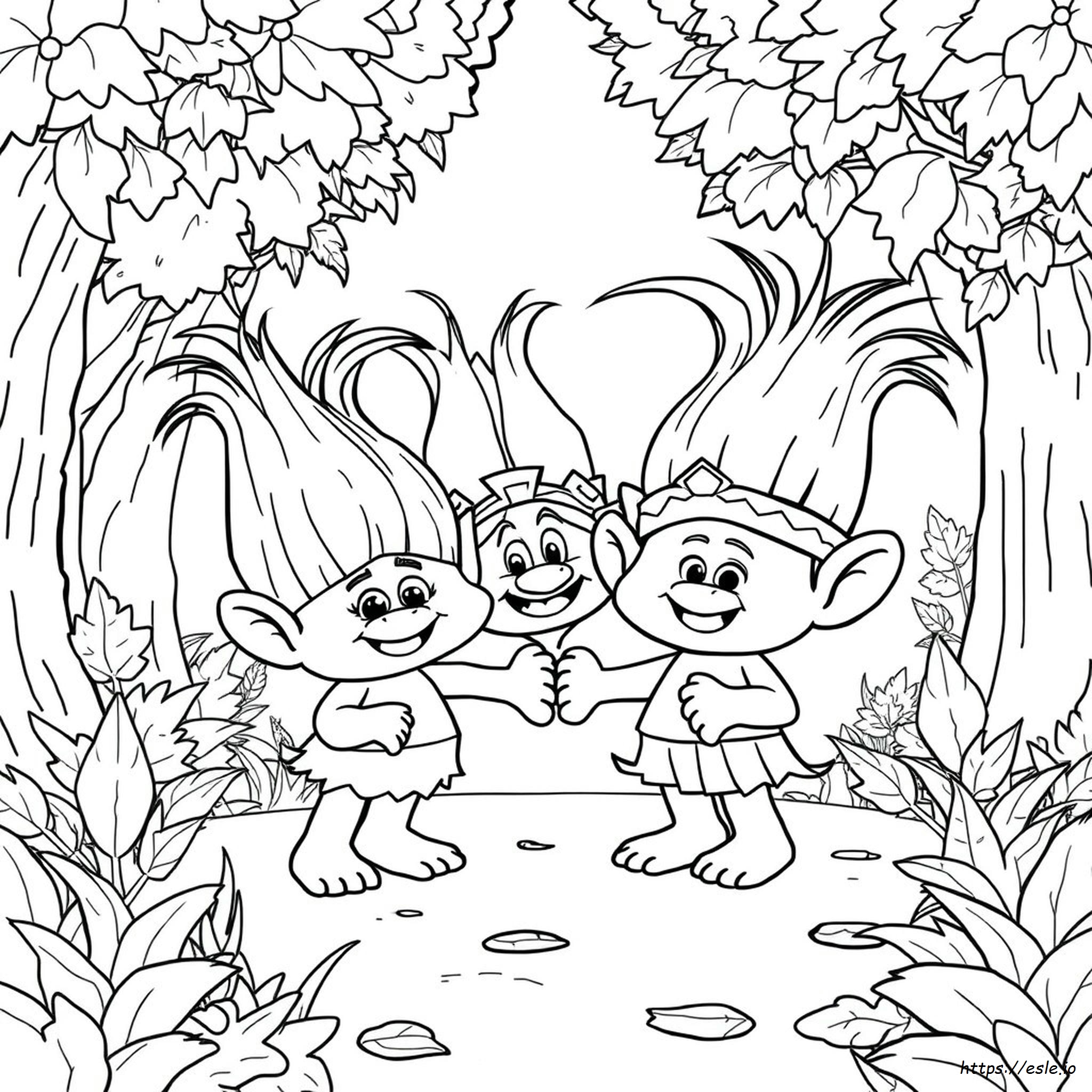 Trolls Band Together Coloring Pages Pdf