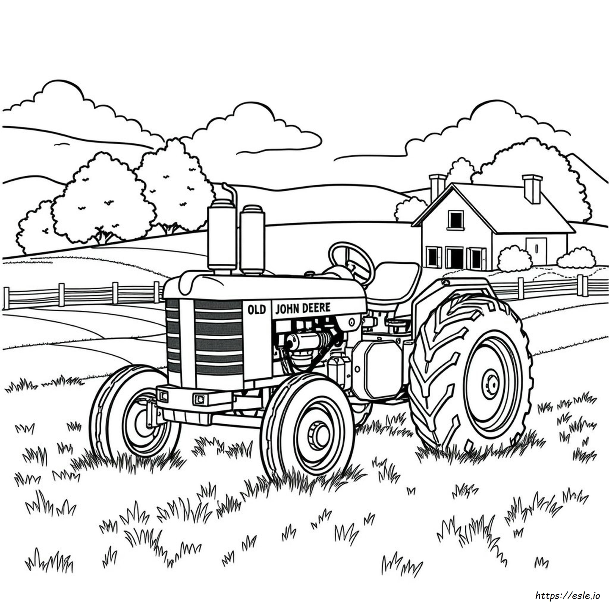 Old John Deere Coloring Pages