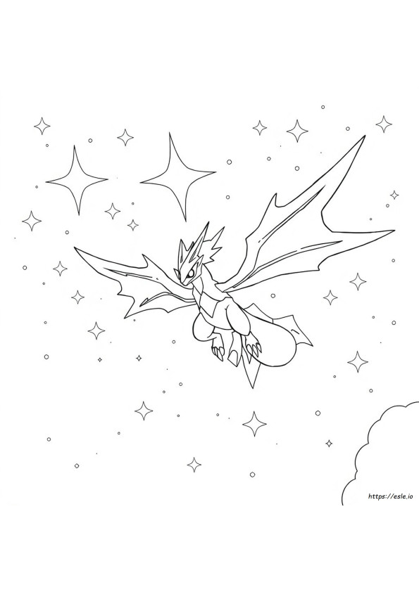 Pokemon Ultra Necrozma Boyama Sayfaları