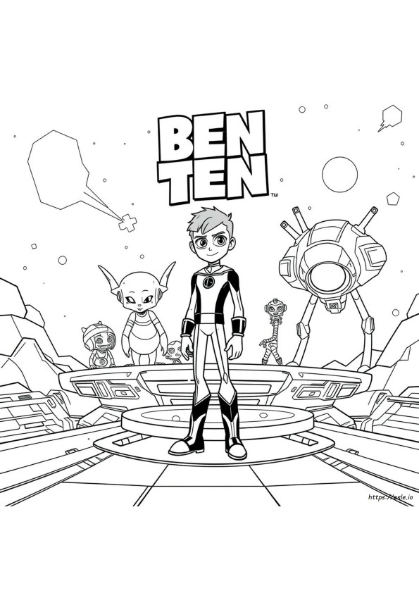 Ben Ten Omniverse Dibujos Para Colorear
