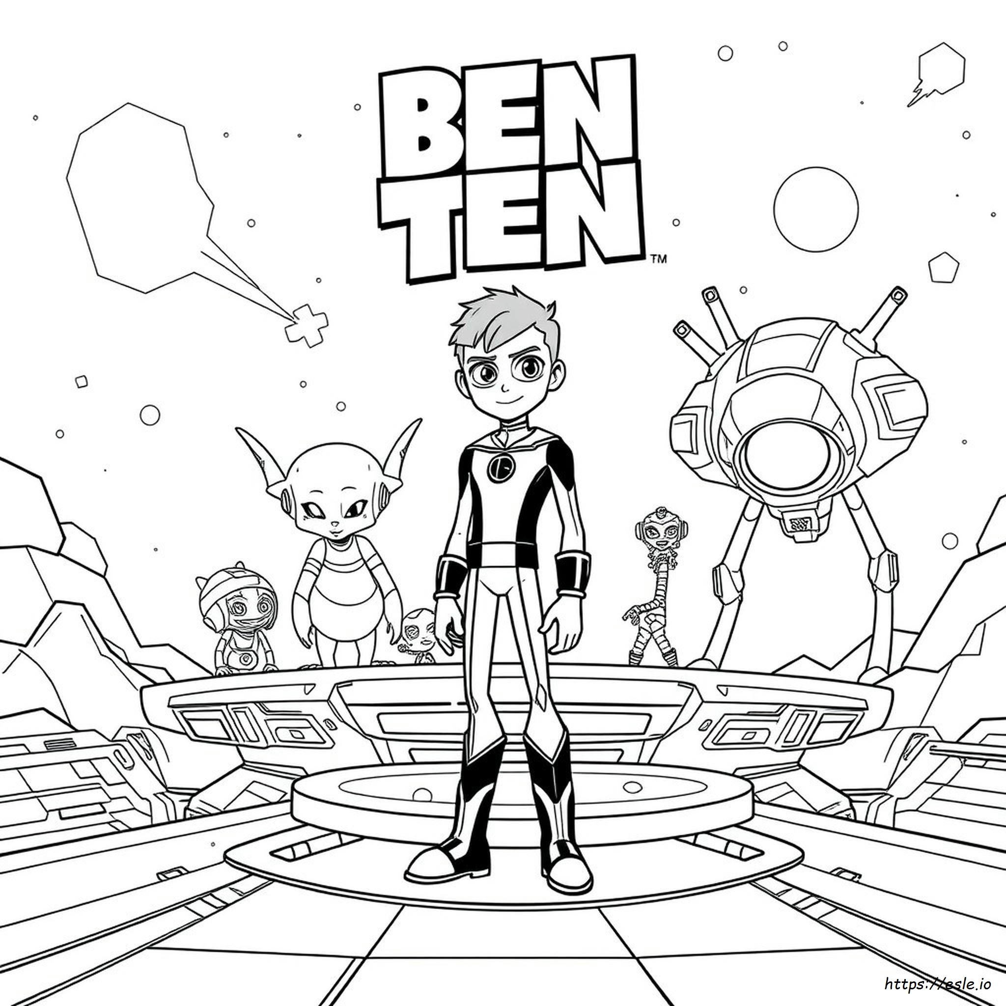 Ben Ten Omniverse Coloring Pages