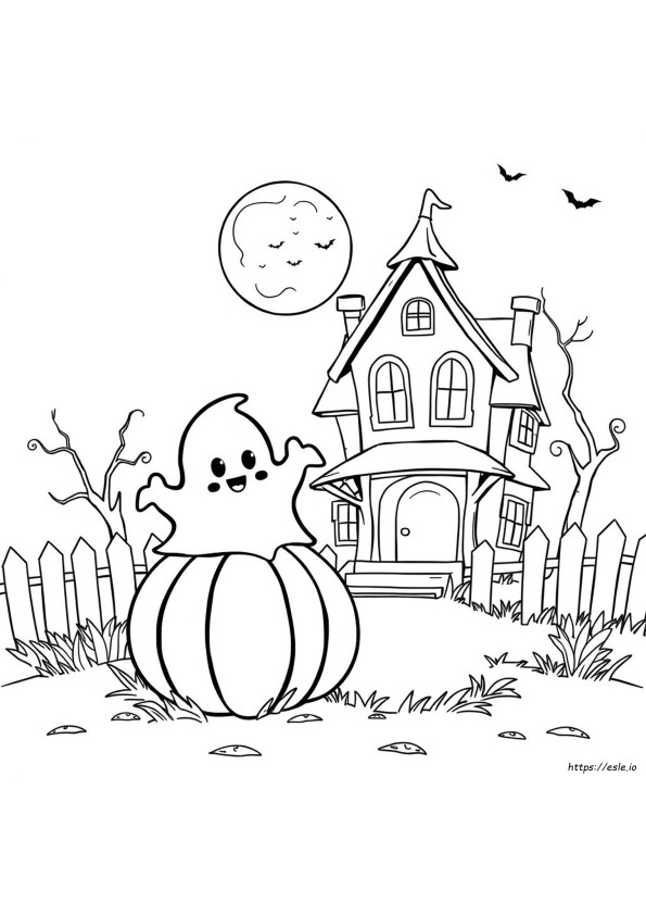 Spookachtig Schattig Kleurplaten Pdf