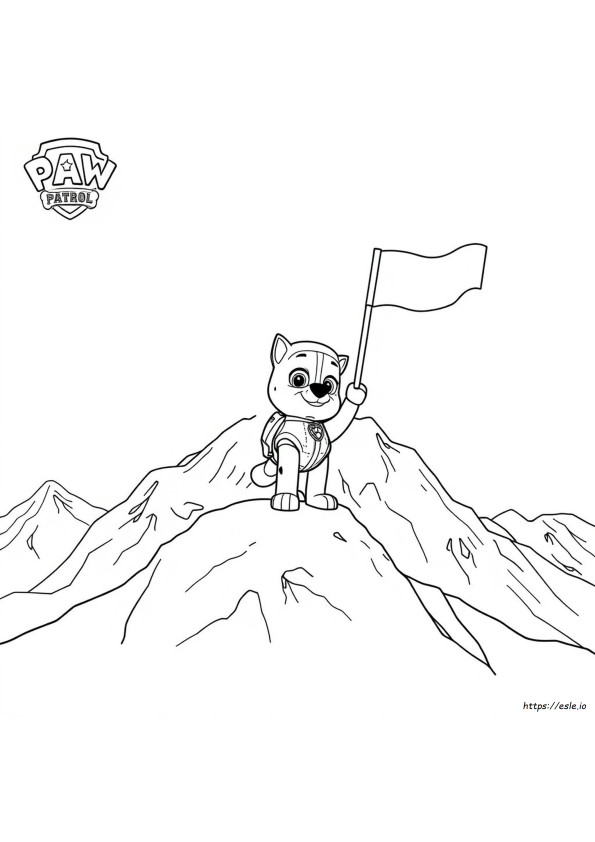 Everest Paw Patrol Kleurplaat
