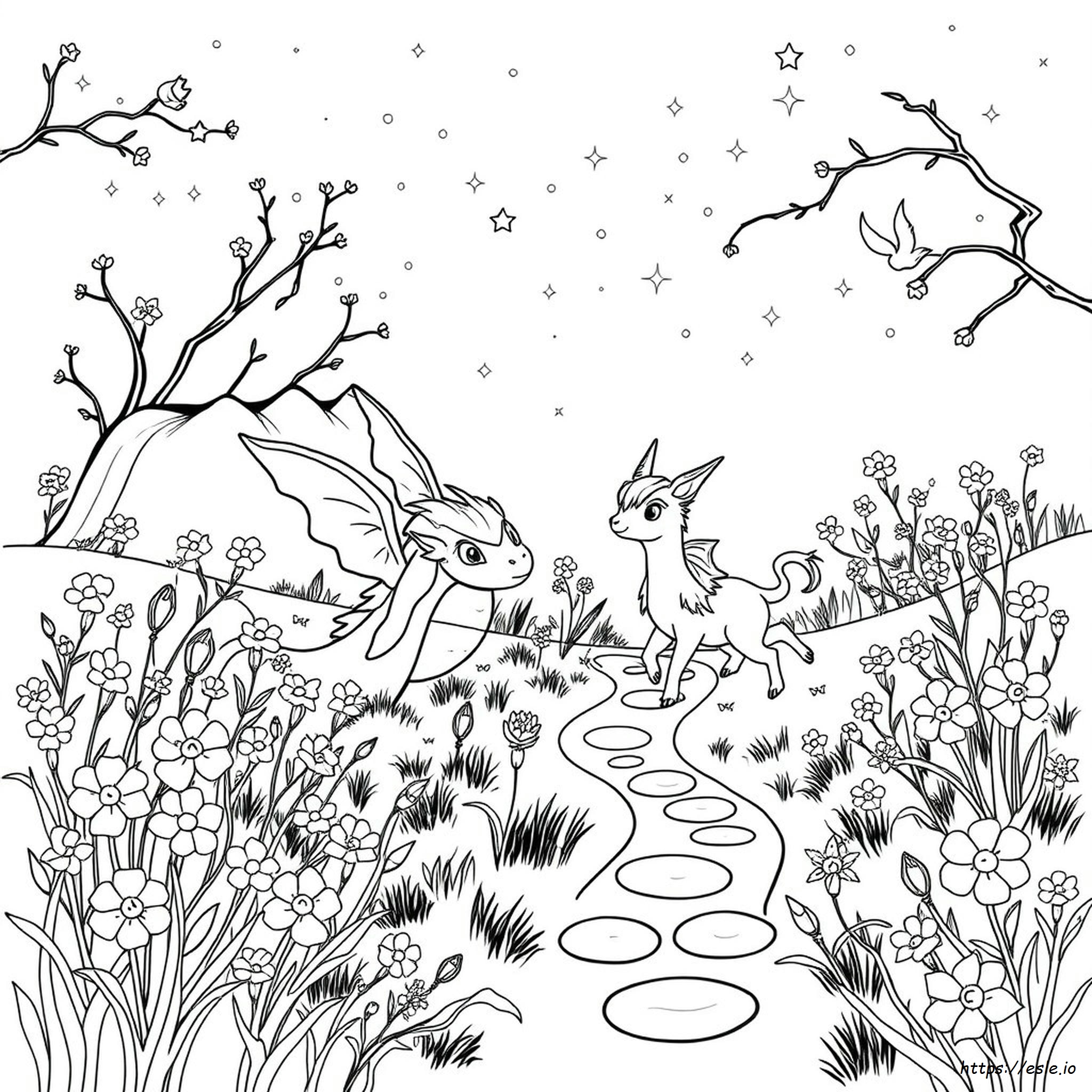 Mythic World Coloring Pages