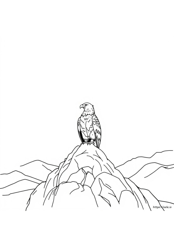 Coloriage Aigle Royal
