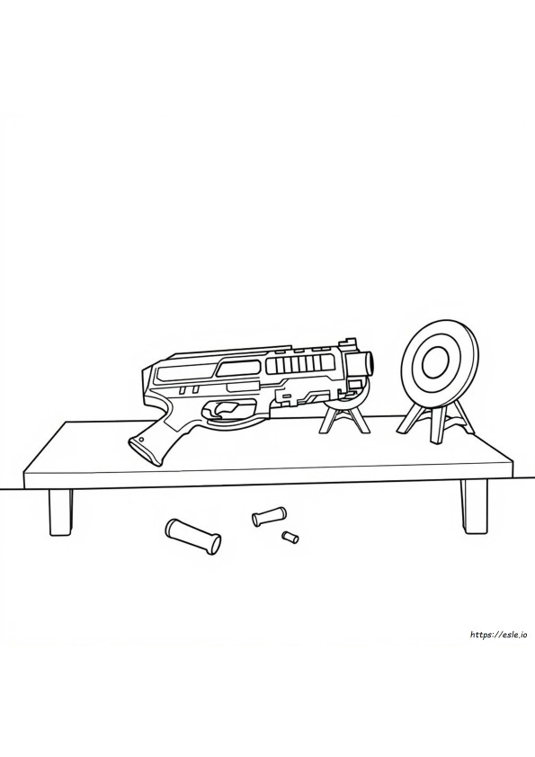 Fogli Da Colorare Nerf Gun