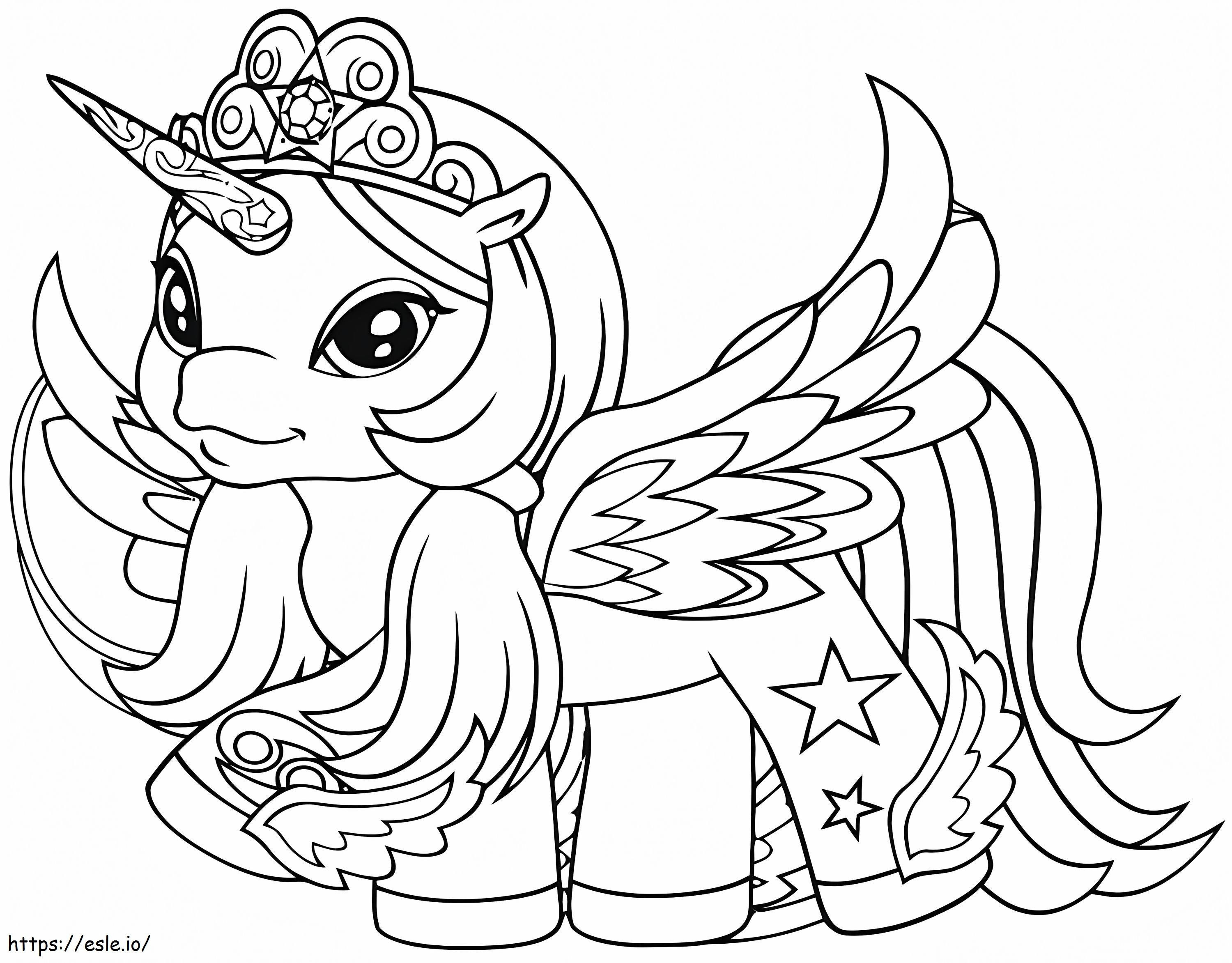 Adorable Filly Funtasia coloring page