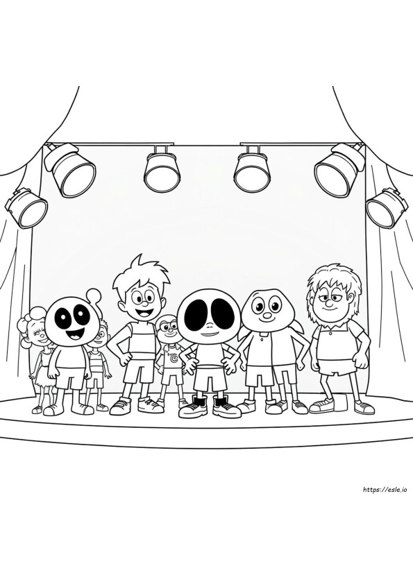 Cartoon Network Hahmot Värityskuvat