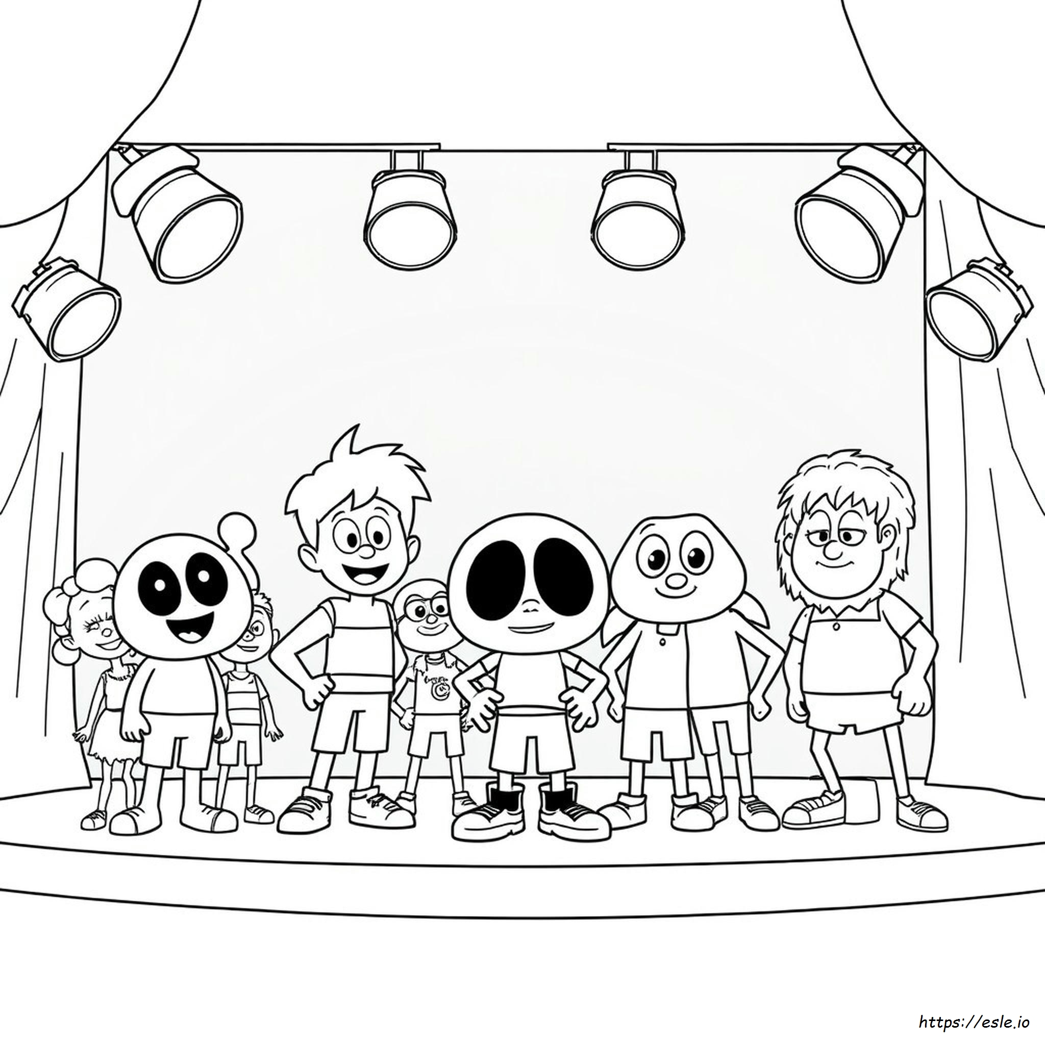 Cartoon Network Characters Coloring Pages