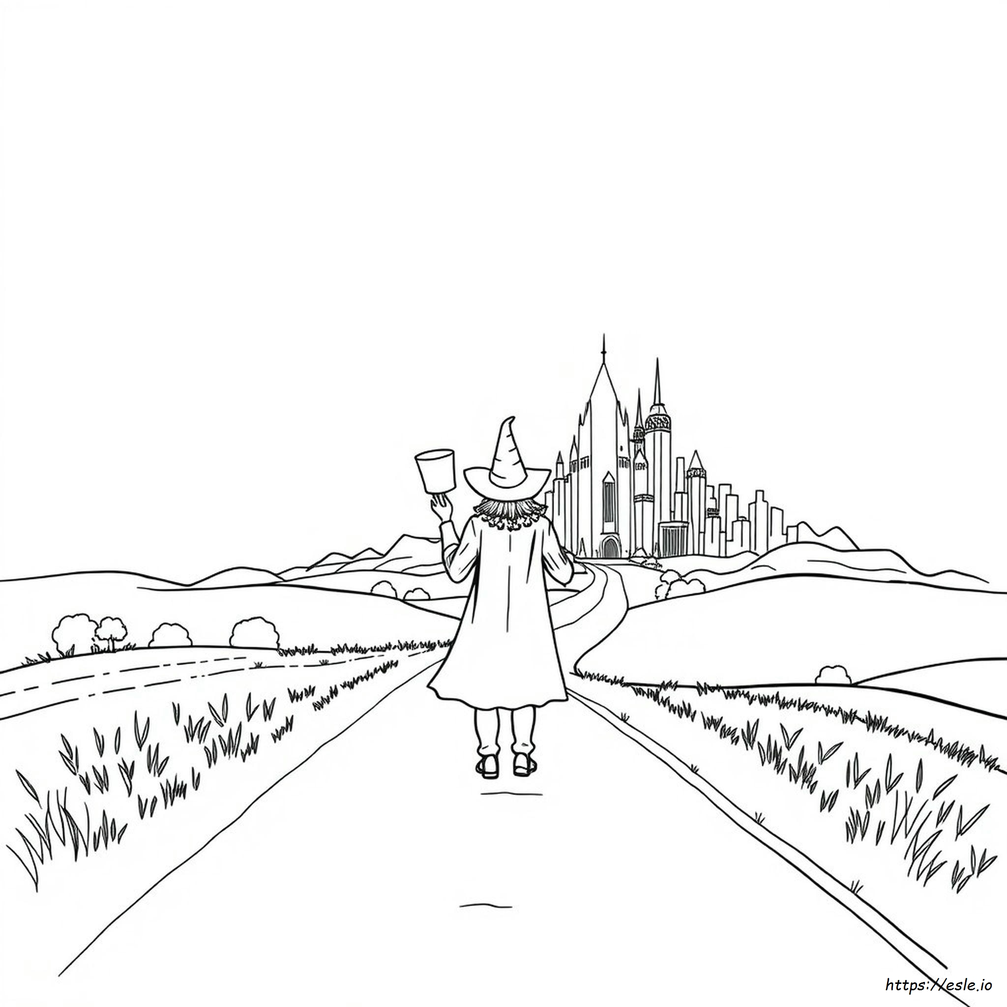 The Wizard Of Oz Coloring Page
