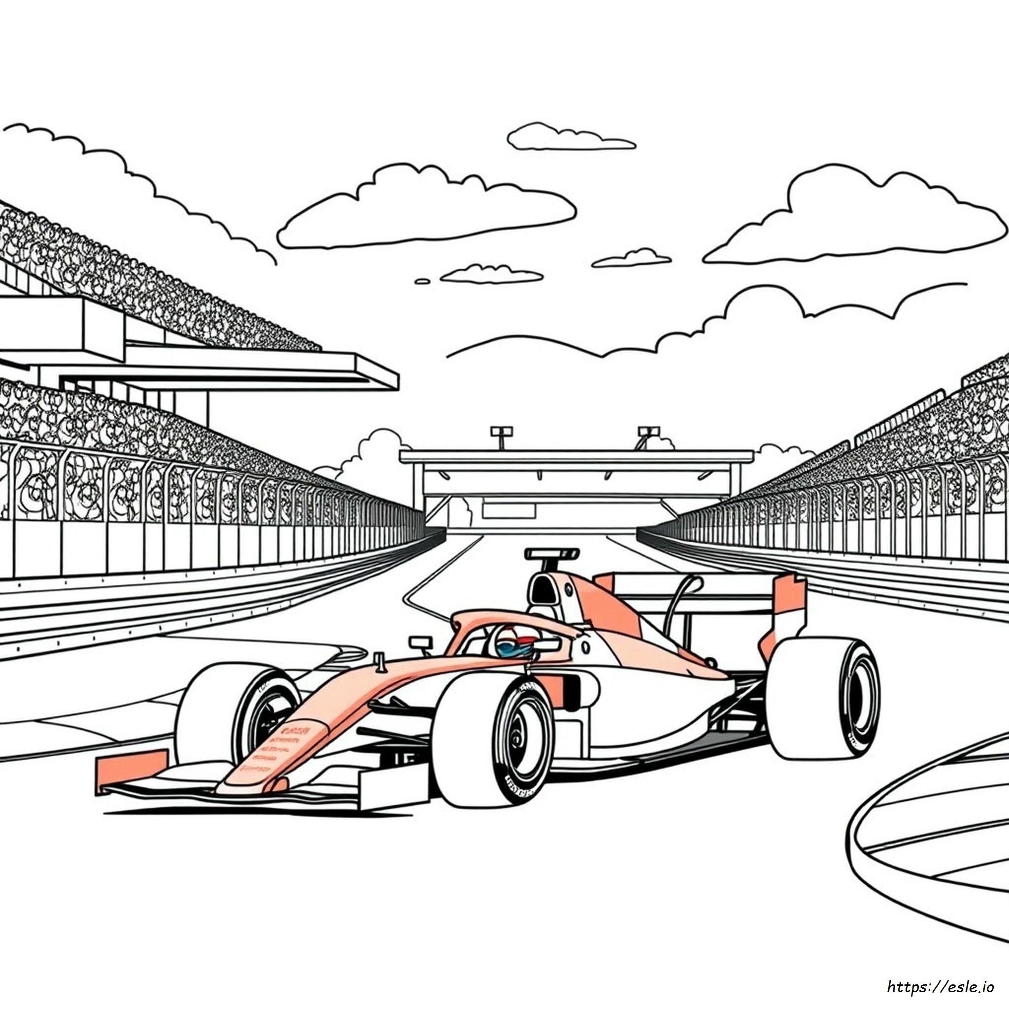 Mercedes F1 Coloring Pages