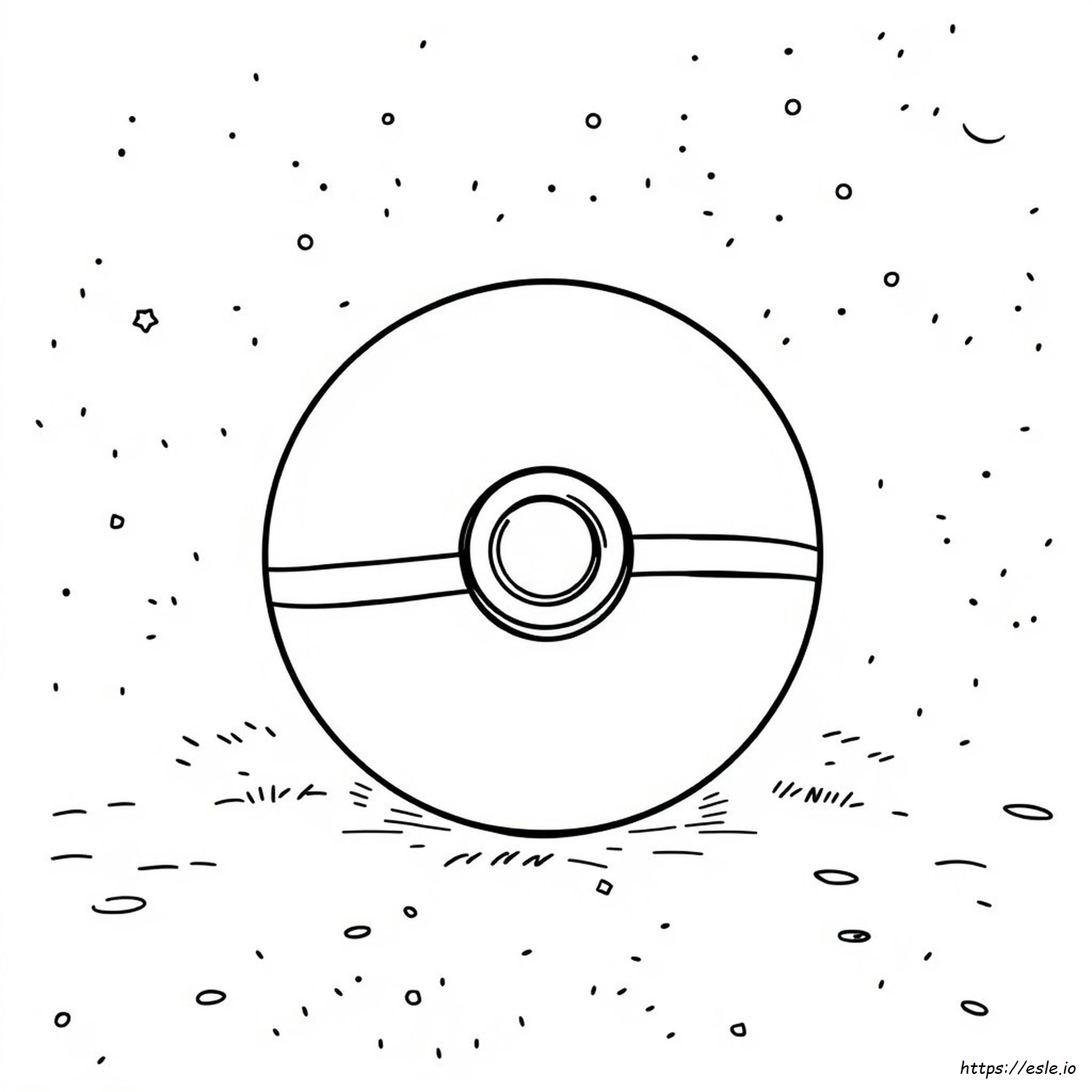 Pokemon Card Back Coloring Page