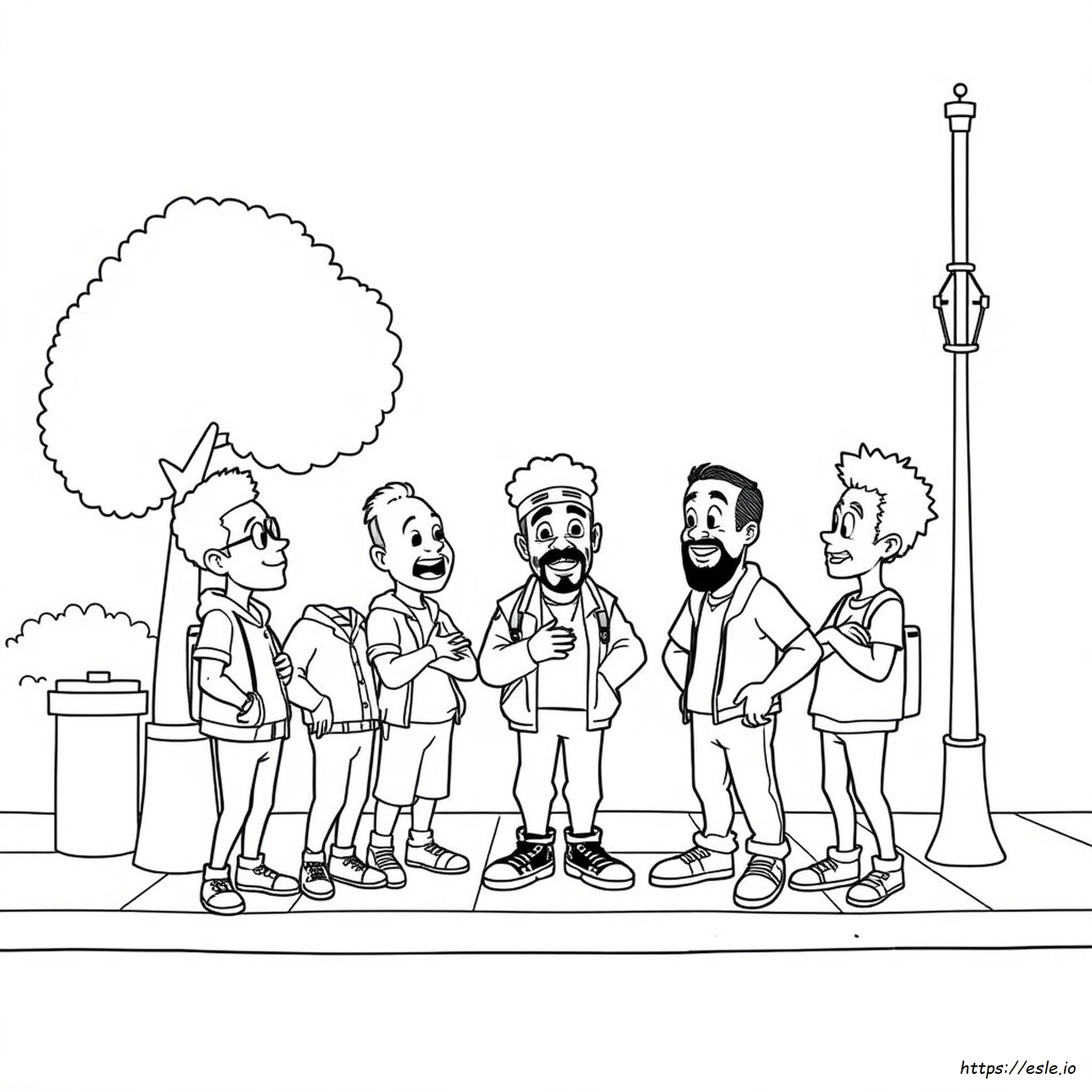 The Boondocks Coloring Page