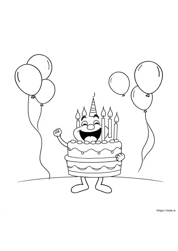 Coloriage Anniversaire Amusant
