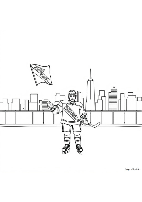 New York Rangers De Colorat