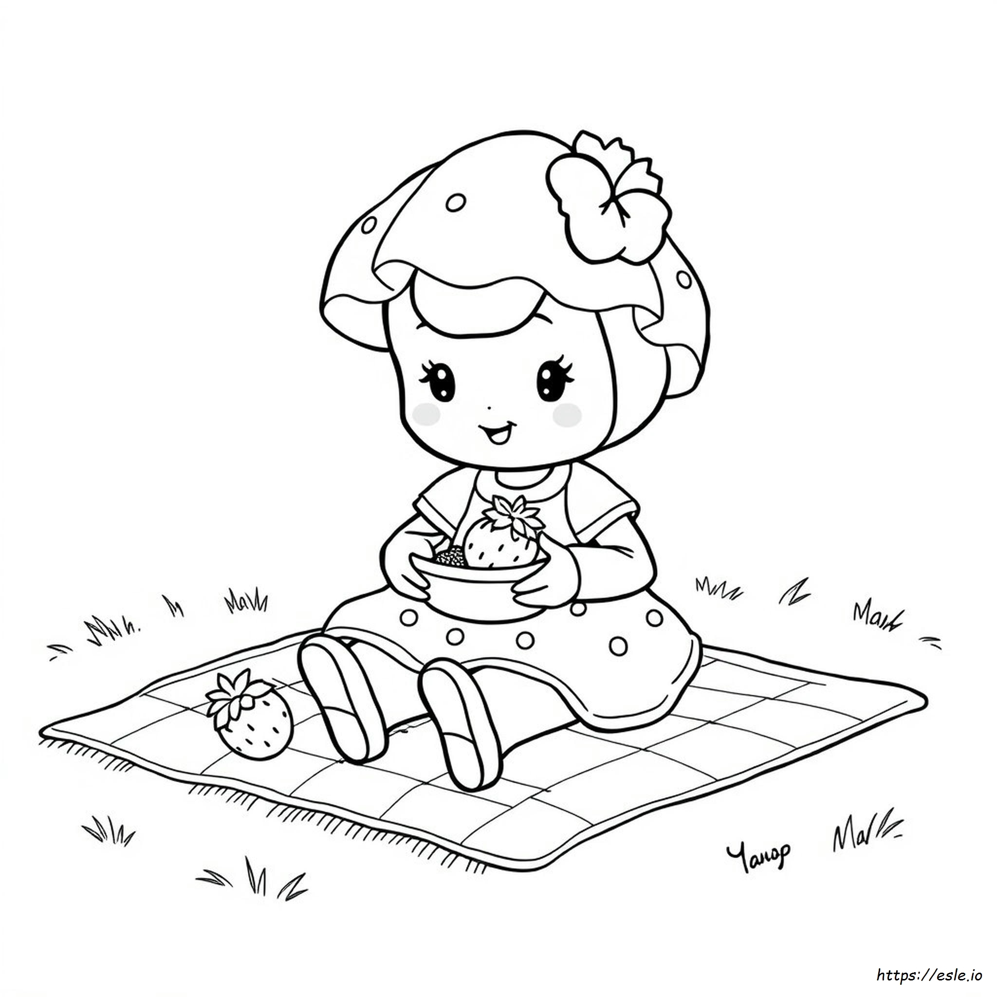 Disegni Da Colorare Di Fragolina Dolcecuore