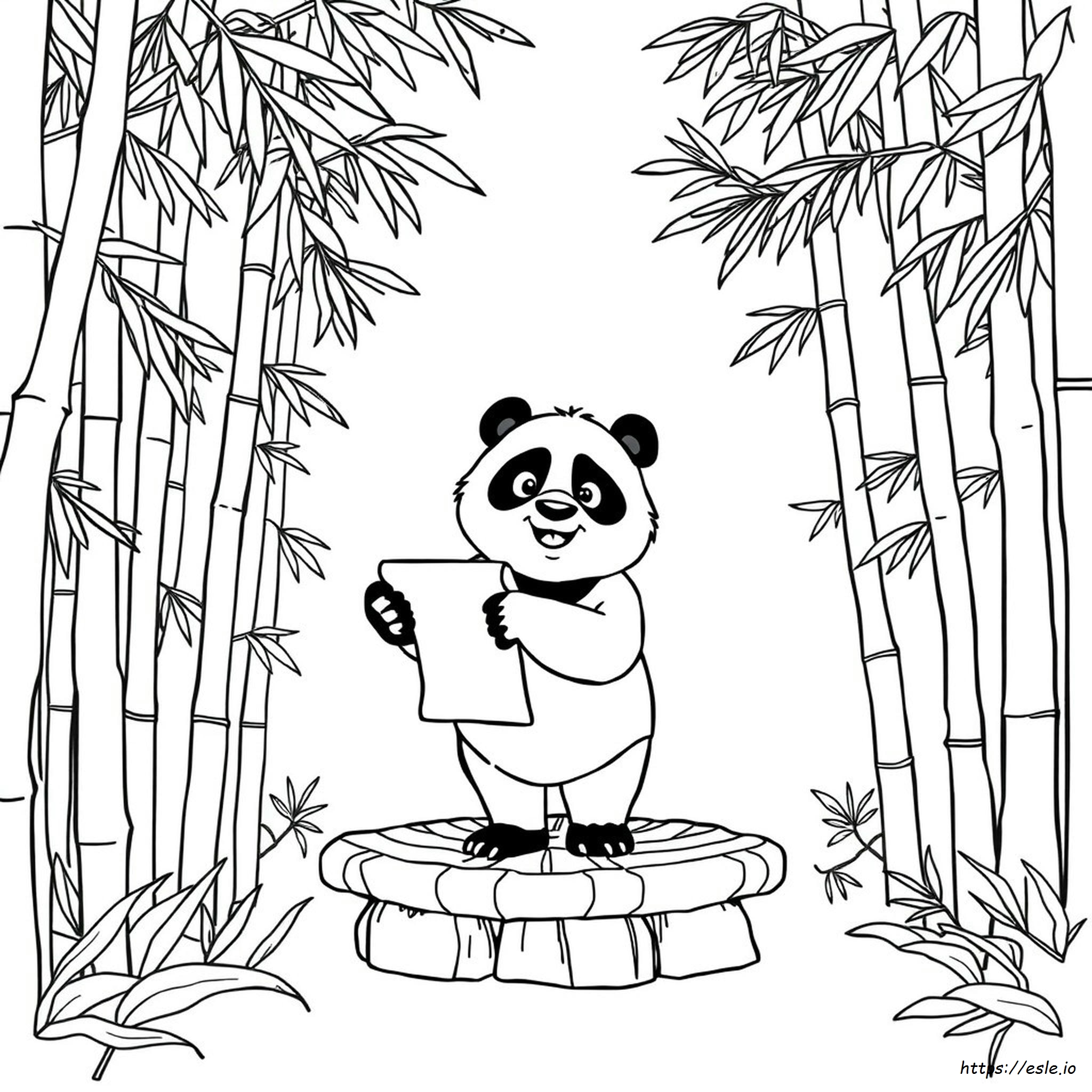 Kung Fu Panda 4 Coloring