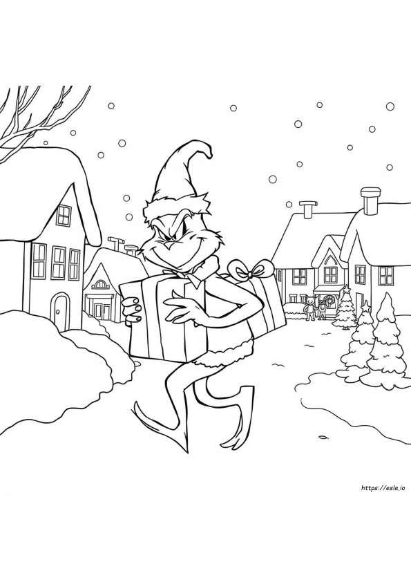 Disegni Di Natale Del Grinch Da Colorare