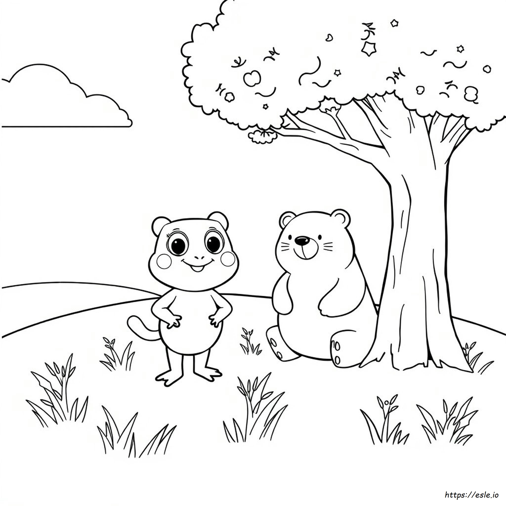 Printable Coloring With Pinkfong And Hogi Coloring Pages