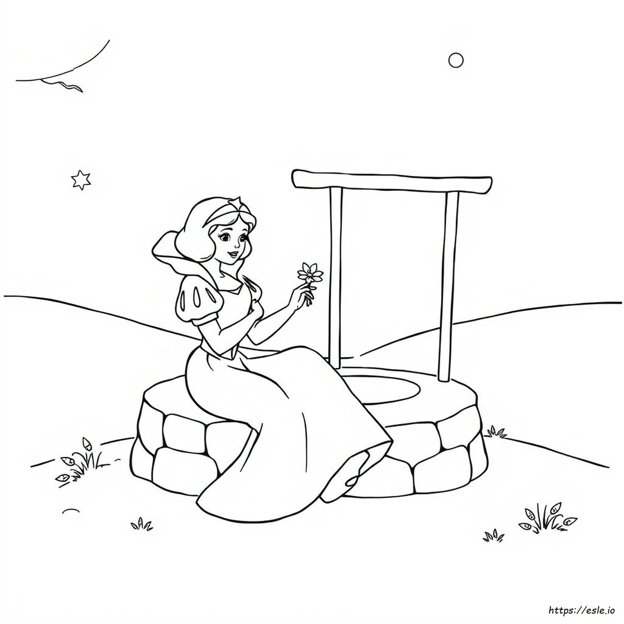 Principessa Biancaneve Da Colorare