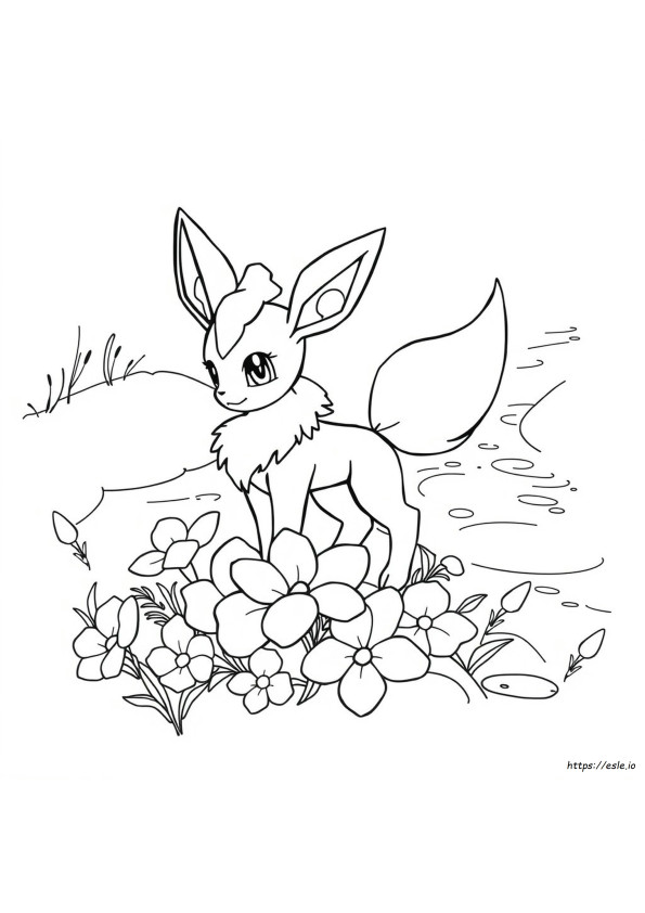 Sylveon Pokemon Coloring Page