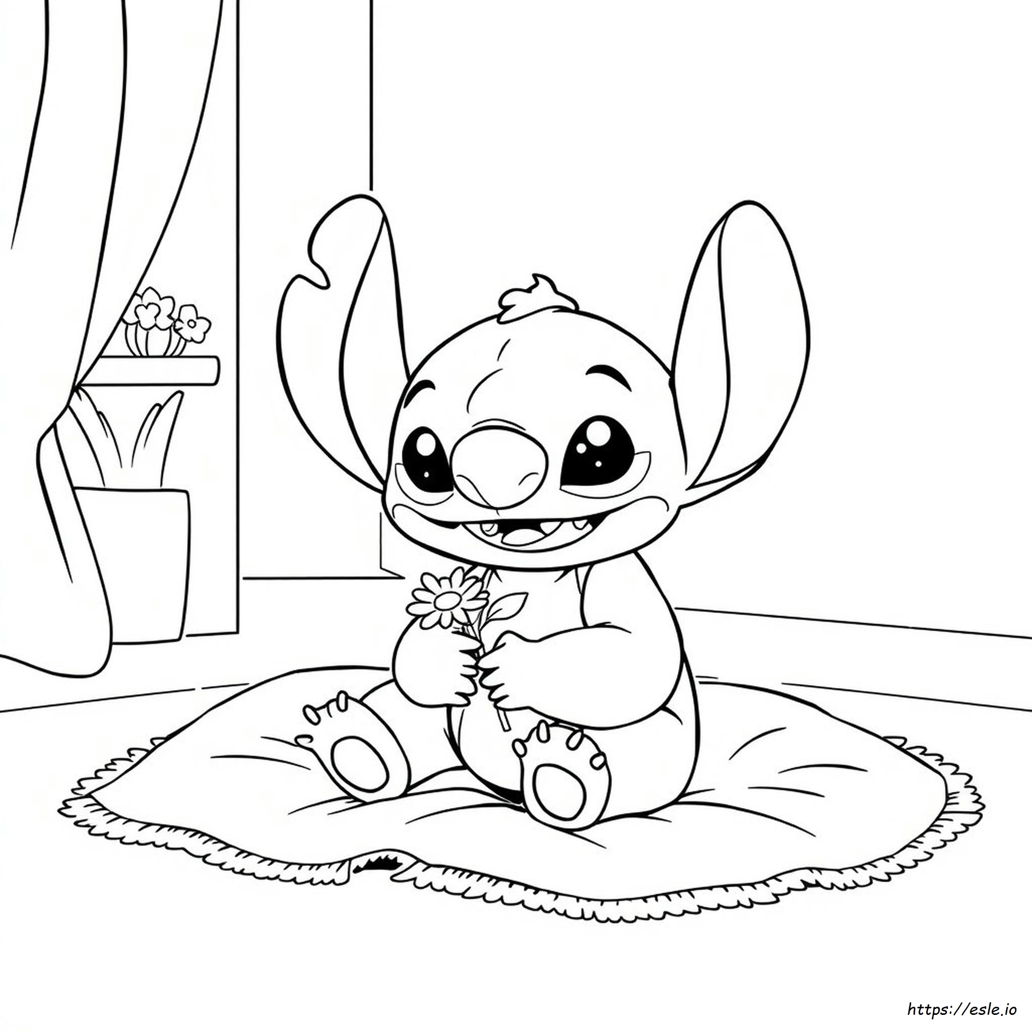 Adorable Stitch Coloring Pages