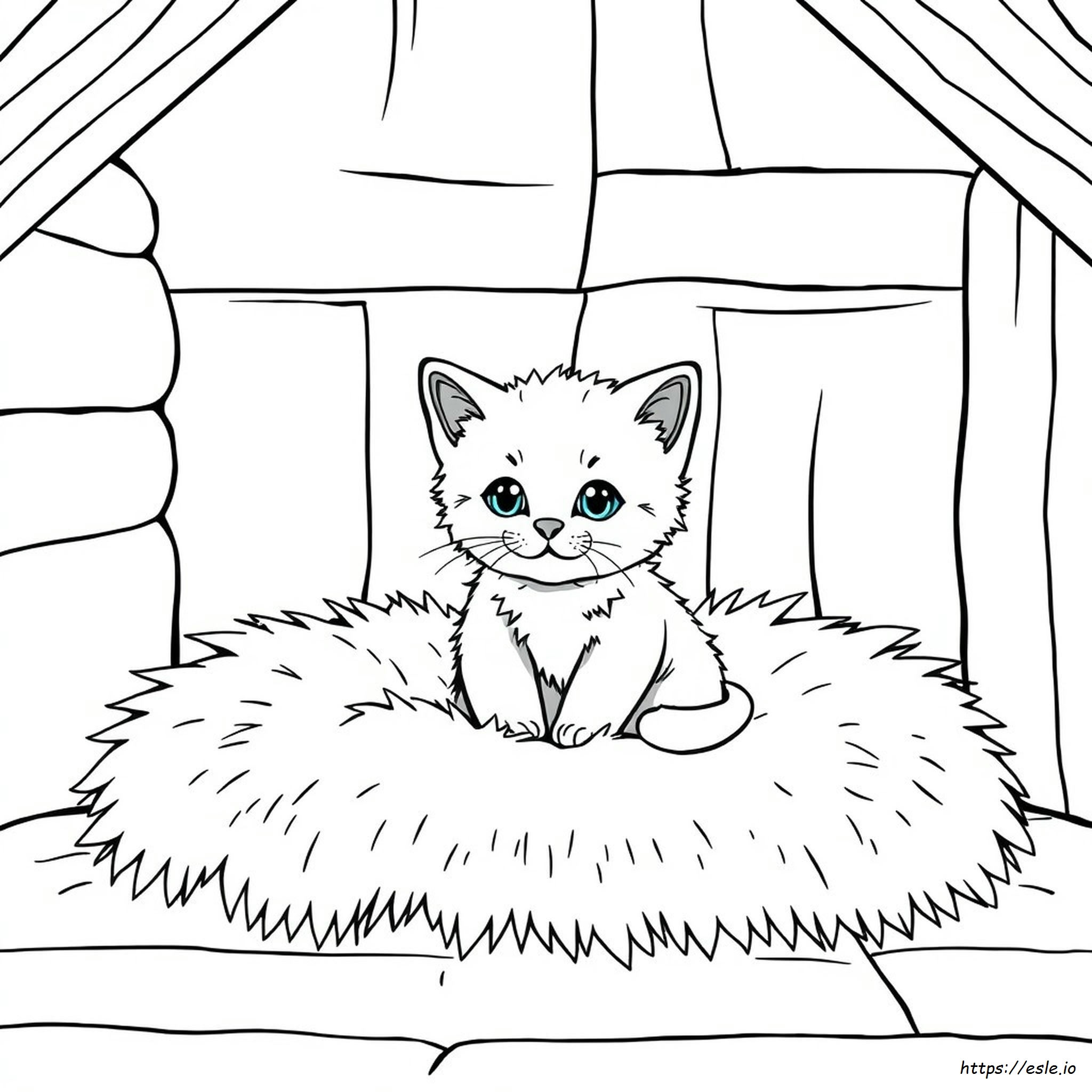 Kitten Printable Cat Coloring Pages