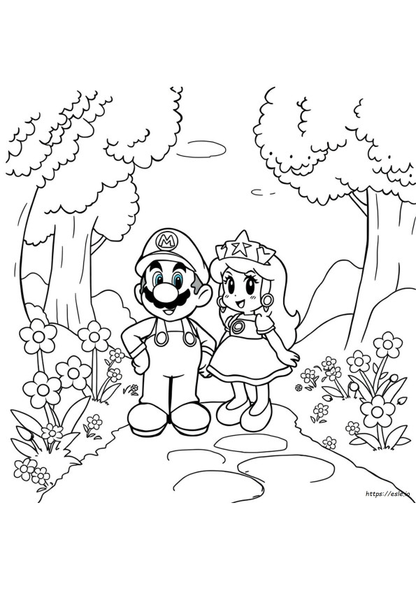 Mario Prinsessa Rosalina Värityskuvat