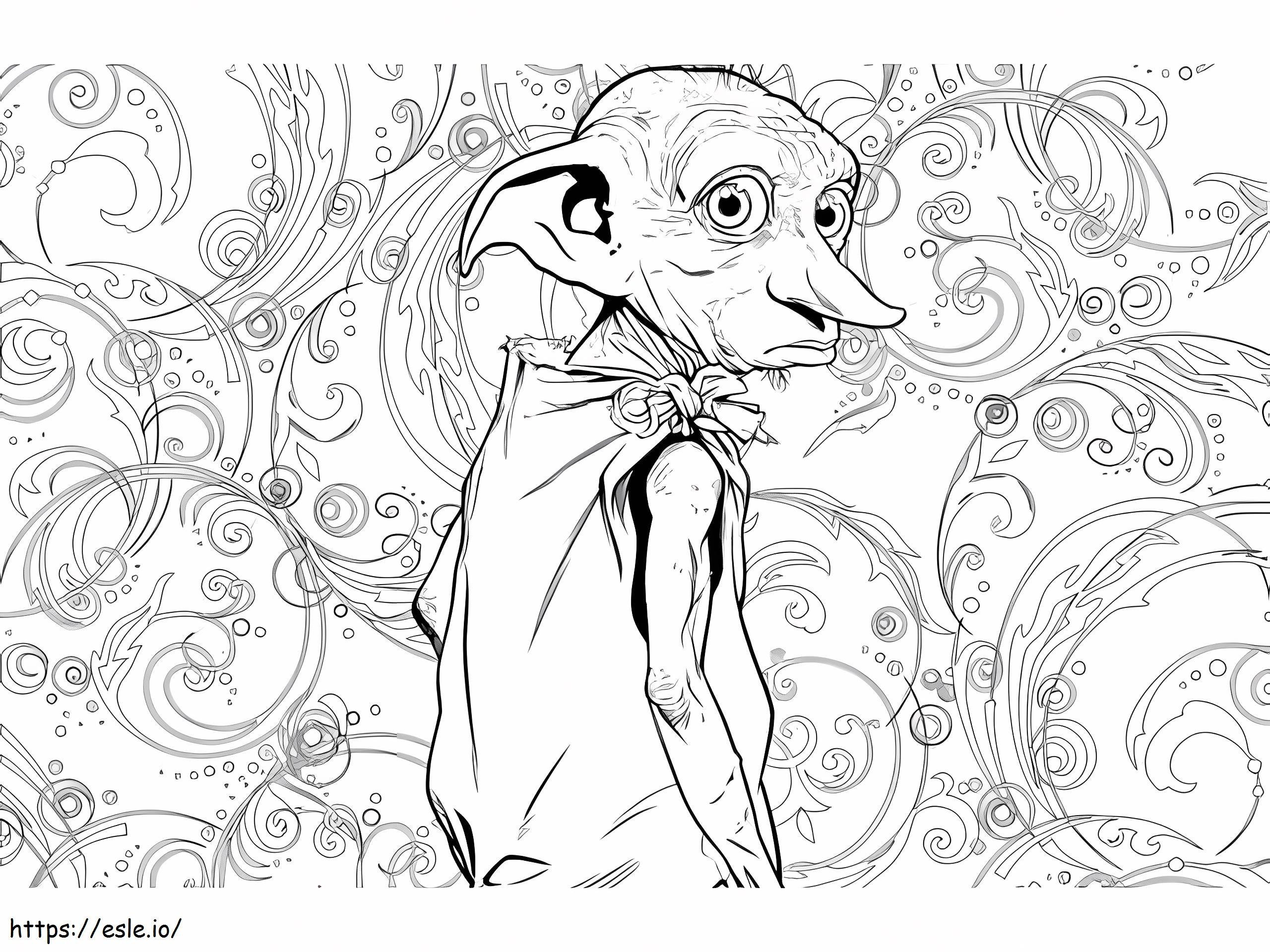 Beautiful Dobby coloring page