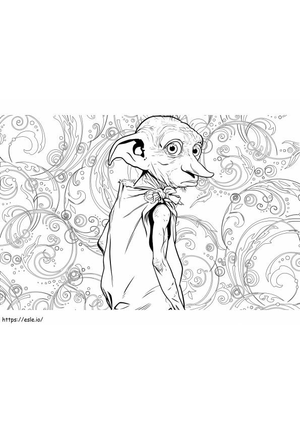 Beautiful Dobby coloring page