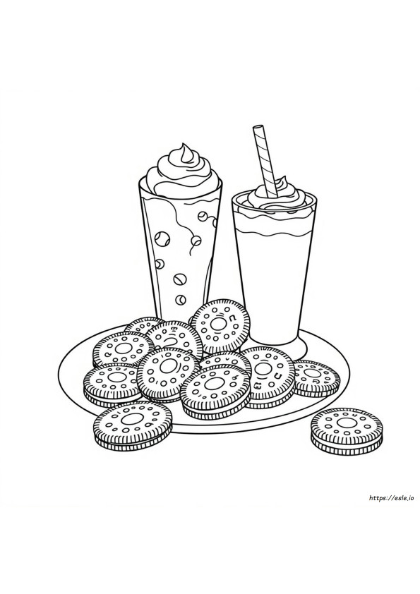 Oreo Coloring Page