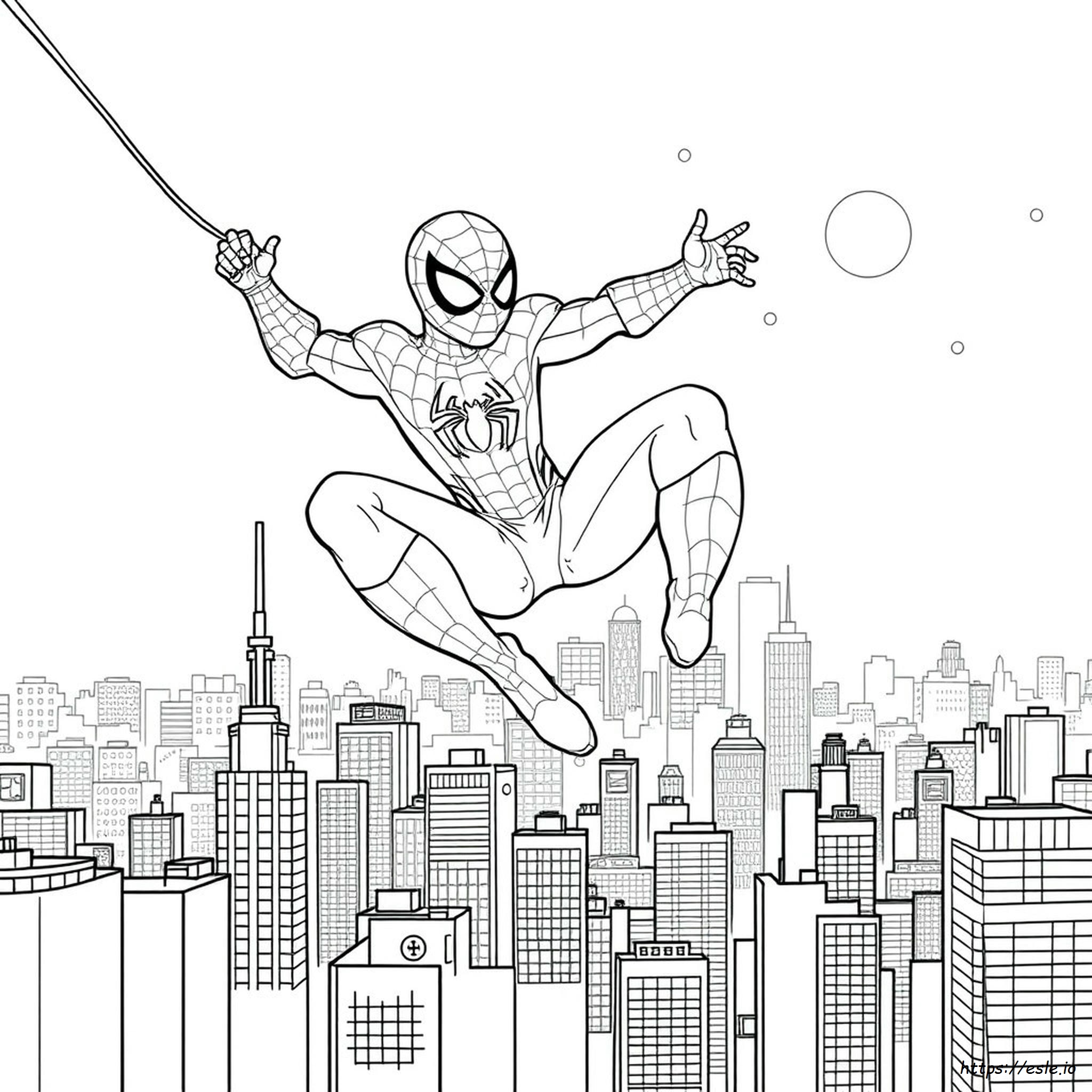 Spider Man Unlimited Gambar Mewarnai