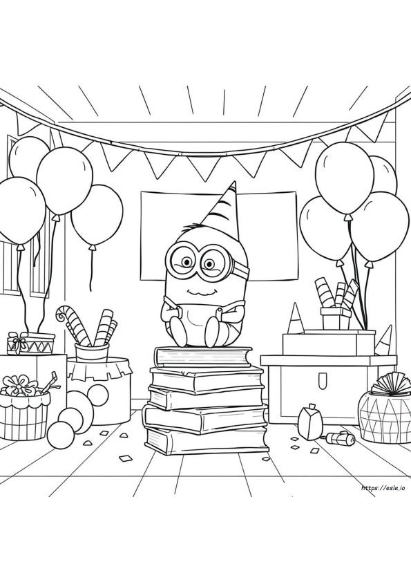 Lila Minion Ausmalbilder Zum Ausdrucken