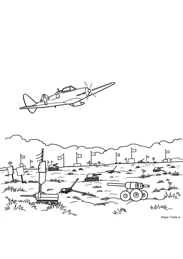 Disegni Della Seconda Guerra Mondiale Da Colorare