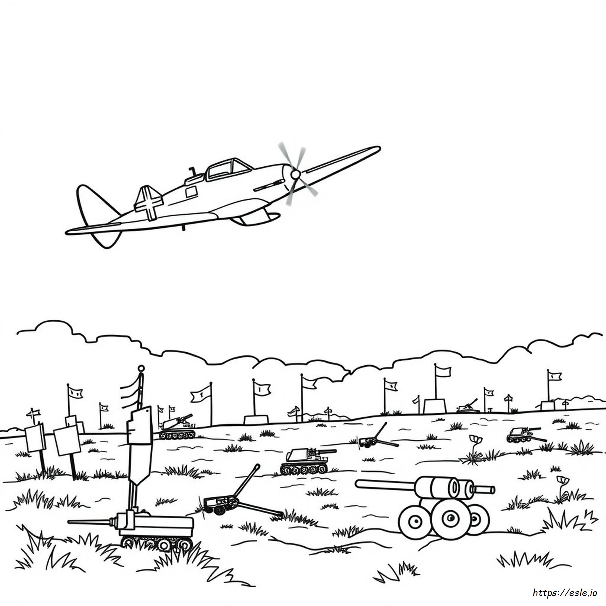 Coloring Pages Of World War 2