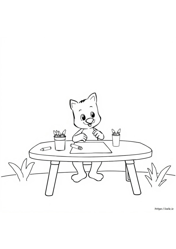 Bluey Colouring In Pages