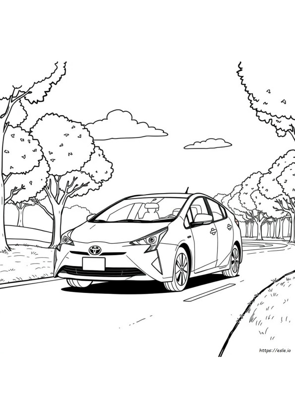 Toyota Prius Boyama Sayfaları