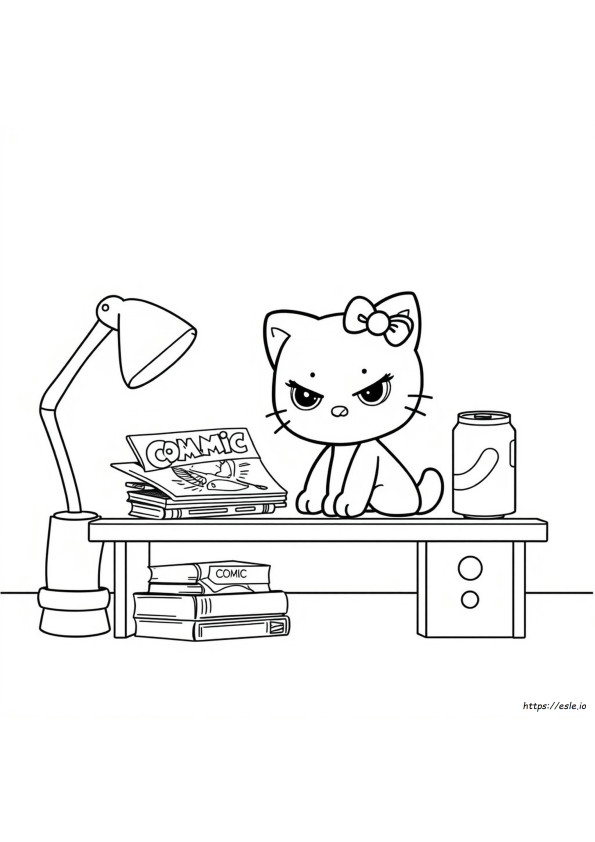 Lol Kitty Coloring Page