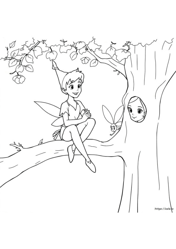 Peter Pan Boyama Sayfası