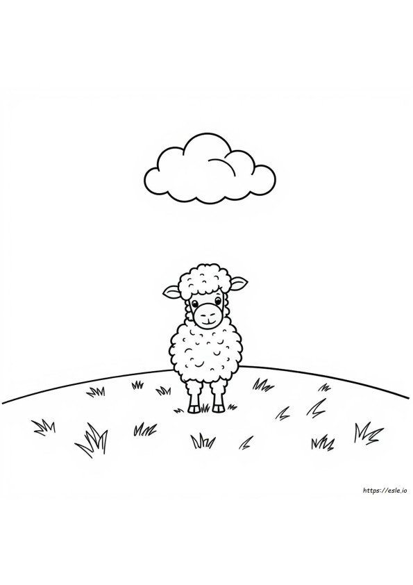 Wooloo Coloring Page