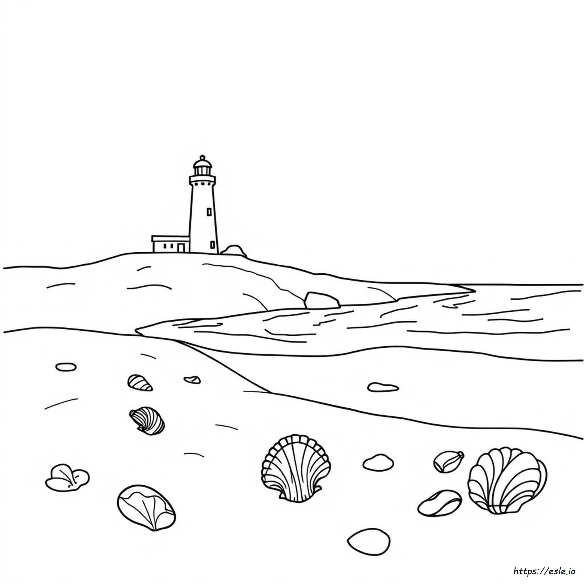 Printable Coloring Pages Of The Beach