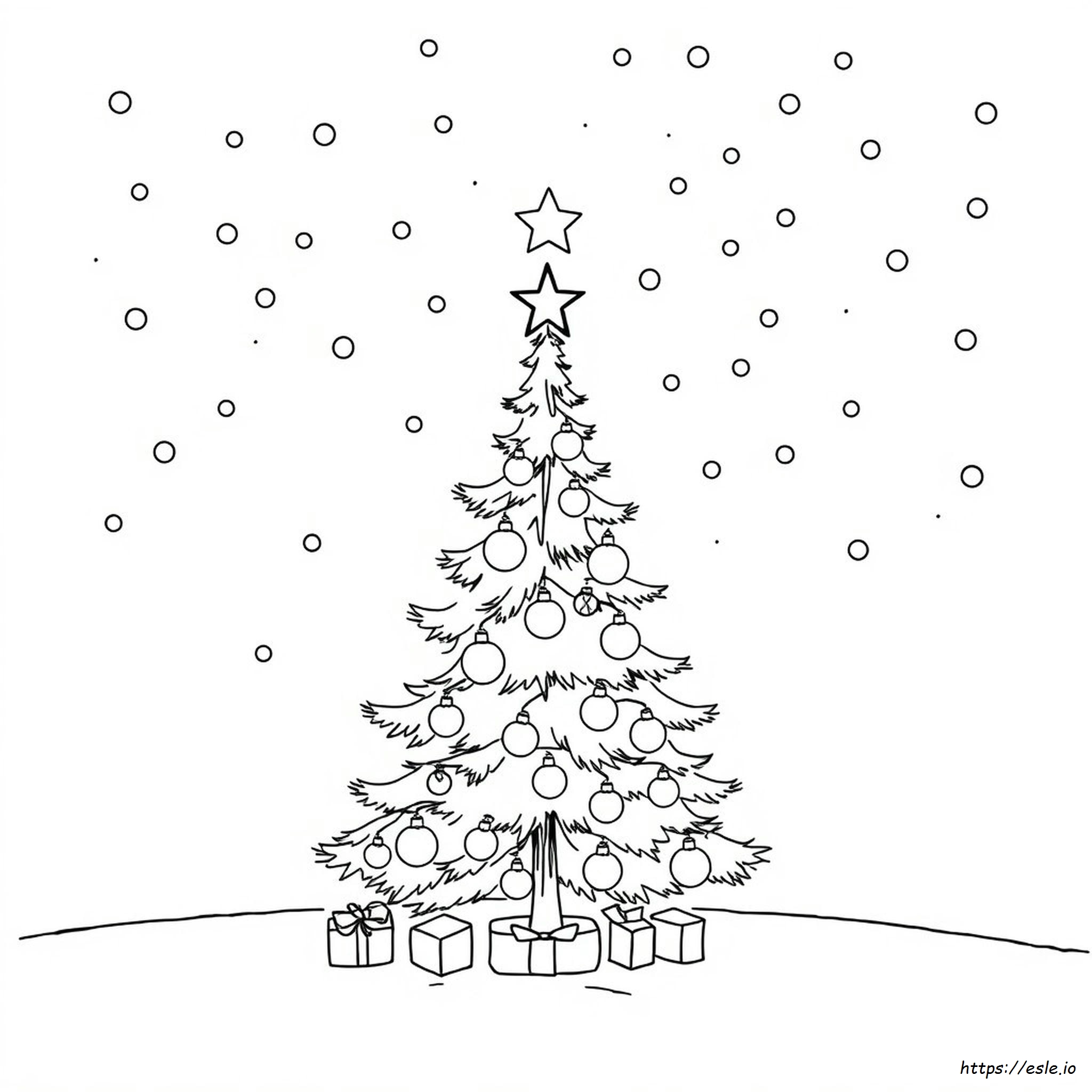 Weihnachten Ausmalbild Zeichnung