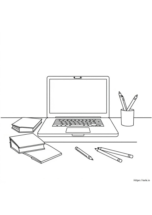 Gambar Mewarnai Laptop